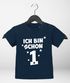 Baby T-Shirt kurzarm Spruch Ich bin schon 1 - 1. Geburtstag Baby Kinder Geschenk für Einjährige Moonworks®preview