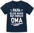 Baby T-Shirt kurzarm Spruch lustig Papa bleib ruhig ruf einfach Mama/Oma Jungen Mädchen Moonworks®preview