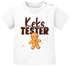 Baby T-Shirt kurzarm Weihnachten Lebkuchenmann Gingerbread Design Babyshirt XMAS Outfit Weihnachtsmotiv MoonWorks®preview