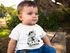 Baby T-Shirt mit Namen personalisiert kleiner Wikinger Skandi Stil Junge Mädchen kurzarm Bio-Baumwolle SpecialMe®preview