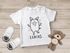 Baby T-Shirt mit Namen personalisiert Schweinchen lustige Tiere Strichzeichung kurzarm Bio-Baumwolle SpecialMe®preview