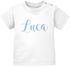 Baby T-Shirt mit Namen personalisiert Wunschname Junge Mädchen kurzarm Bio-Baumwolle SpecialMe®preview