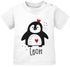 Baby T-Shirt mit Namen personalisiertTiermotive little Fox Fuchs Pinguin Panda kurzarm Bio-Baumwolle SpecialMe®preview