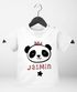 Baby T-Shirt mit Namen personalisiertTiermotive little Fox Fuchs Pinguin Panda kurzarm Bio-Baumwolle SpecialMe®preview