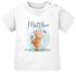 Baby T-Shirt mit Namen Tiermotive Bär Hase Fuchs personalisierte Geschenke Geburt Junge Mädchen kurzarm Bio-Baumwolle SpecialMe® preview