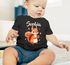 Baby T-Shirt personalisiert mit Namen bedrucken Eichhörnchen Print Namensgeschenke Baby Geburt Taufe Junge/Mädchen SpecialMe®preview
