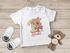 Baby T-Shirt personalisiert mit Namen Geburtstagsshirt Bär Ballerina Zahl 1 Mädchen SpecialMe®preview