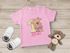 Baby T-Shirt personalisiert mit Namen Geburtstagsshirt Bär Ballerina Zahl 1 Mädchen SpecialMe®preview