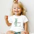 Baby T-Shirt personalisiert mit Namen und Anfangsbuchstabe Wunschname Pastell-Design Mädchen Jungen Baumwolle SpecialMe®preview