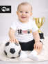 Baby T-Shirt WM 2026 Deutschlandshirt Trikot-Stil personalisiert Name Nummer Fußball Fanshirt Baumwolle Moonworks®preview