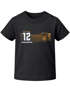 Baby T-Shirt WM Fußball-Sommer 2026 Deutschlandshirt Trikot-Stil personalisiert Name Nummer Fußball Fanshirt Baumwolle Moonworks®preview