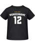 Baby T-Shirt WM Fußball-Sommer 2026 Deutschlandshirt Trikot-Stil personalisiert Name Nummer Fußball Fanshirt Baumwolle Moonworks®preview