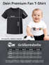 Baby T-Shirt WM Fußball-Sommer 2026 Deutschlandshirt Trikot-Stil personalisiert Name Nummer Fußball Fanshirt Baumwolle Moonworks®preview