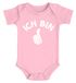 Babybody erster Geburtstag Ich bin 1 Comic-Hand Daumen Geschenk für einjähriges Kind kurzarm Body Baumwolle Moonworks®preview