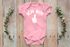 Babybody erster Geburtstag Ich bin 1 Comic-Hand Daumen Geschenk für einjähriges Kind kurzarm Body Baumwolle Moonworks®preview