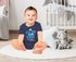 Babybody erster Geburtstag lustiger Spruch Ich bin schon 1 jetzt wird's gefährlich kurzarm Body Baumwolle Moonworks®preview