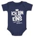 Babybody erster Geburtstag lustiger Spruch Ich bin schon 1 jetzt wird's gefährlich kurzarm Body Baumwolle Moonworks®preview