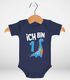Babybody erster Geburtstag Spruch Ich bin 1 Dinosaurier Dino kurzarm Body Baumwolle Moonworks®preview
