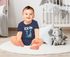 Babybody erster Geburtstag Spruch Ich bin 1 Dinosaurier Dino kurzarm Body Baumwolle Moonworks®preview