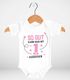Babybody erster Geburtstag Spruch so gut kann man mit 1 bzw 2 aussehen kurzarm Body Bio-Baumwolle Moonworks®preview