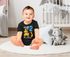Babybody erster oder zweiter Geburtstag Bär Bagger Bauarbeiter Baggerfahrer kurzarm Body Bio-Baumwolle Moonworks®preview