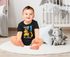 Babybody erster oder zweiter Geburtstag Bär Bagger Bauarbeiter Baggerfahrer kurzarm Body Bio-Baumwolle Moonworks®preview