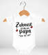 BabyBodyfürMädchen&JungenZuhauseistdawoPapa/MamaistHerzkurzarmBioBaumwolleSpecialMe®preview