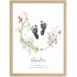 Babyposter mit Fußabdruck Handabdruck - personalisiertes Blumenposter mit Name & Geburtsdaten Geschenke zur Geburt & Taufe SpecialMe®preview