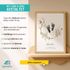 Babyposter mit Fußabdruck Handabdruck - personalisiertes Blumenposter mit Name & Geburtsdaten Geschenke zur Geburt & Taufe SpecialMe®preview