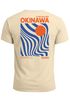Backprint T-Shirt Herren Okinawa Japan Grafikshirt Retro Stil Minimalistisch Sommer Fashion Männer Baumwolle Neverless®preview