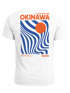 Backprint T-Shirt Herren Okinawa Japan Grafikshirt Retro Stil Minimalistisch Sommer Fashion Männer Baumwolle Neverless®preview