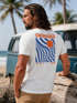Backprint T-Shirt Herren Okinawa Japan Grafikshirt Retro Stil Minimalistisch Sommer Fashion Männer Baumwolle Neverless®preview
