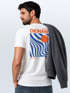 Backprint T-Shirt Herren Okinawa Japan Grafikshirt Retro Stil Minimalistisch Sommer Fashion Männer Baumwolle Neverless®preview