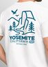 Backprint T-Shirt Herren Outdoor Illustration Grafik Kalifornien Yosemite Nationalpark Sommer Fashion Männer Neverless®preview