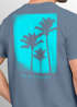 Backprint T-Shirt Herren Palmen Fotoprint Vintage Retro Aufdruck  Streetwear Männer Fashion Sommer Neverless®preview