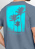 Backprint T-Shirt Herren Palmen Fotoprint Vintage Retro Aufdruck  Streetwear Männer Fashion Sommer Neverless®preview