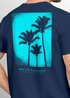 Backprint T-Shirt Herren Palmen Fotoprint Vintage Retro Aufdruck  Streetwear Männer Fashion Sommer Neverless®preview