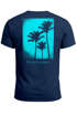 Backprint T-Shirt Herren Palmen Fotoprint Vintage Retro Aufdruck  Streetwear Männer Fashion Sommer Neverless®preview