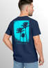 Backprint T-Shirt Herren Palmen Fotoprint Vintage Retro Aufdruck  Streetwear Männer Fashion Sommer Neverless®preview