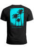 Backprint T-Shirt Herren Palmen Fotoprint Vintage Retro Aufdruck  Streetwear Männer Fashion Sommer Neverless®preview