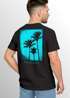 Backprint T-Shirt Herren Palmen Fotoprint Vintage Retro Aufdruck  Streetwear Männer Fashion Sommer Neverless®preview