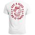 Backprint T-Shirt Herren Pizza Katze Spruch– Rückendruck im Comic-Stil – Printshirt Baumwolle Fashion Streetstyle Neverless®preview