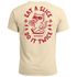 Backprint T-Shirt Herren Pizza Katze Spruch– Rückendruck im Comic-Stil – Printshirt Baumwolle Fashion Streetstyle Neverless®preview