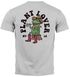 Backprint T-Shirt Herren Rückendruck und Brustlogo Frosch Plant Lover Streetstyle Fashion Neverless®preview
