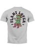Backprint T-Shirt Herren Rückendruck und Brustlogo Frosch Plant Lover Streetstyle Fashion Neverless®preview