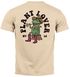 Backprint T-Shirt Herren Rückendruck und Brustlogo Frosch Plant Lover Streetstyle Fashion Neverless®preview