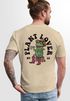 Backprint T-Shirt Herren Rückendruck und Brustlogo Frosch Plant Lover Streetstyle Fashion Neverless®preview