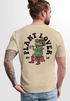 Backprint T-Shirt Herren Rückendruck und Brustlogo Frosch Plant Lover Streetstyle Fashion Neverless®preview