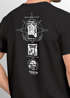 Backprint T-Shirt Herren Tokyo Japan Asien Symbole Kranich Welle Bonsai Printshirt Männer Fashion Streetstyle Neverless®preview