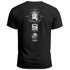 Backprint T-Shirt Herren Tokyo Japan Asien Symbole Kranich Welle Bonsai Printshirt Männer Fashion Streetstyle Neverless®preview